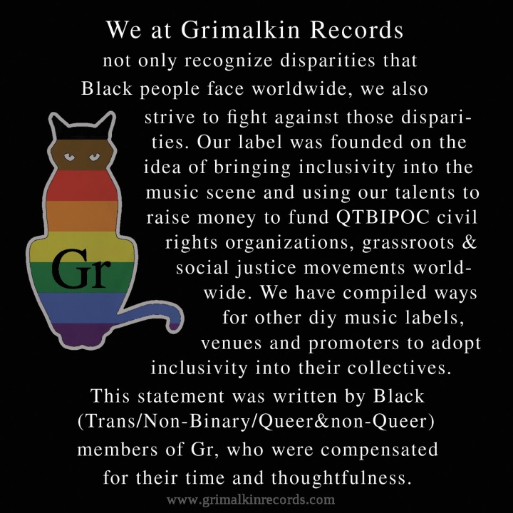 Grimalkin Records Issues Statement on Music Scene Inclusivity
